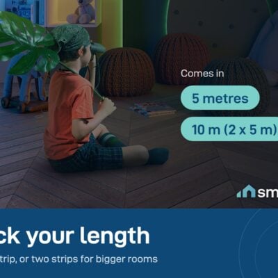 Govee RGB LED Strip Light comes in 5 metres or 10 metres (2 x 5 m)