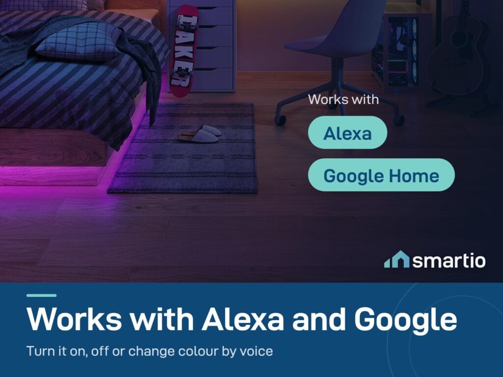 Govee RGB LED Strip Light works with Alexa and Google Home