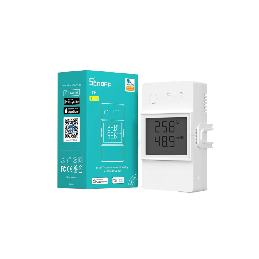 Sonoff TH Elite Temperature and Humidity Monitoring Switch 16A
