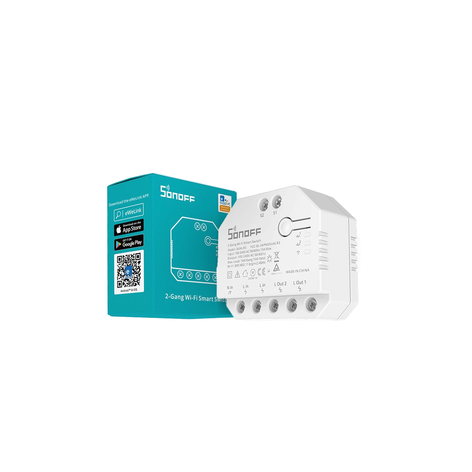 Sonoff DUALR3 Dual Relay Smart Switch