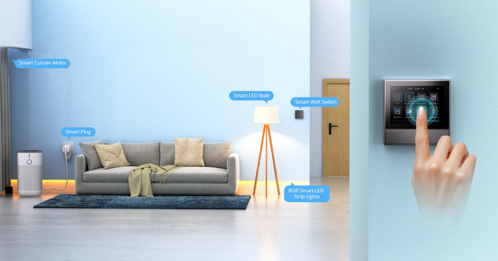 A Stylish Wall Switch with a Screen