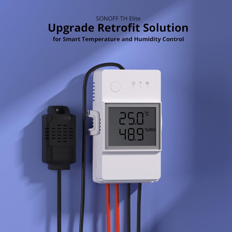 Sonoff TH Elite Temperature and Humidity Monitoring Switch 16A