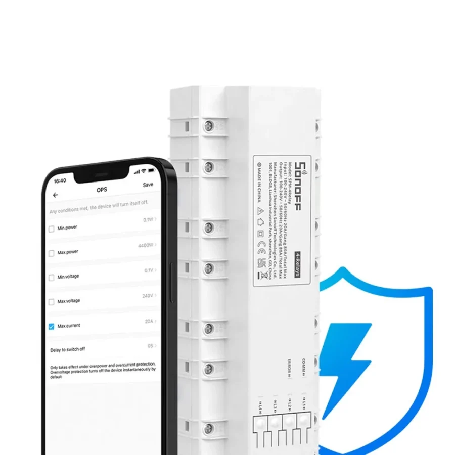 Sonoff SPM 4Relay Stackable Power Meter (Last One Available)