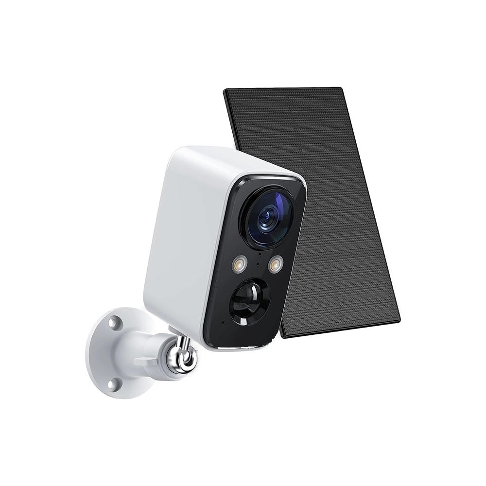 CloudEdge Solar Powered 1080p Battery Security Camera with Motion Detection, Night Vision, Siren, and Local Storage