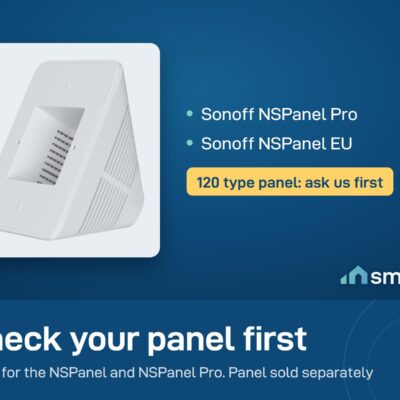 Sonoff desk stand for the NSPanel Pro and NSPanel EU. The NSPanel is sold separately