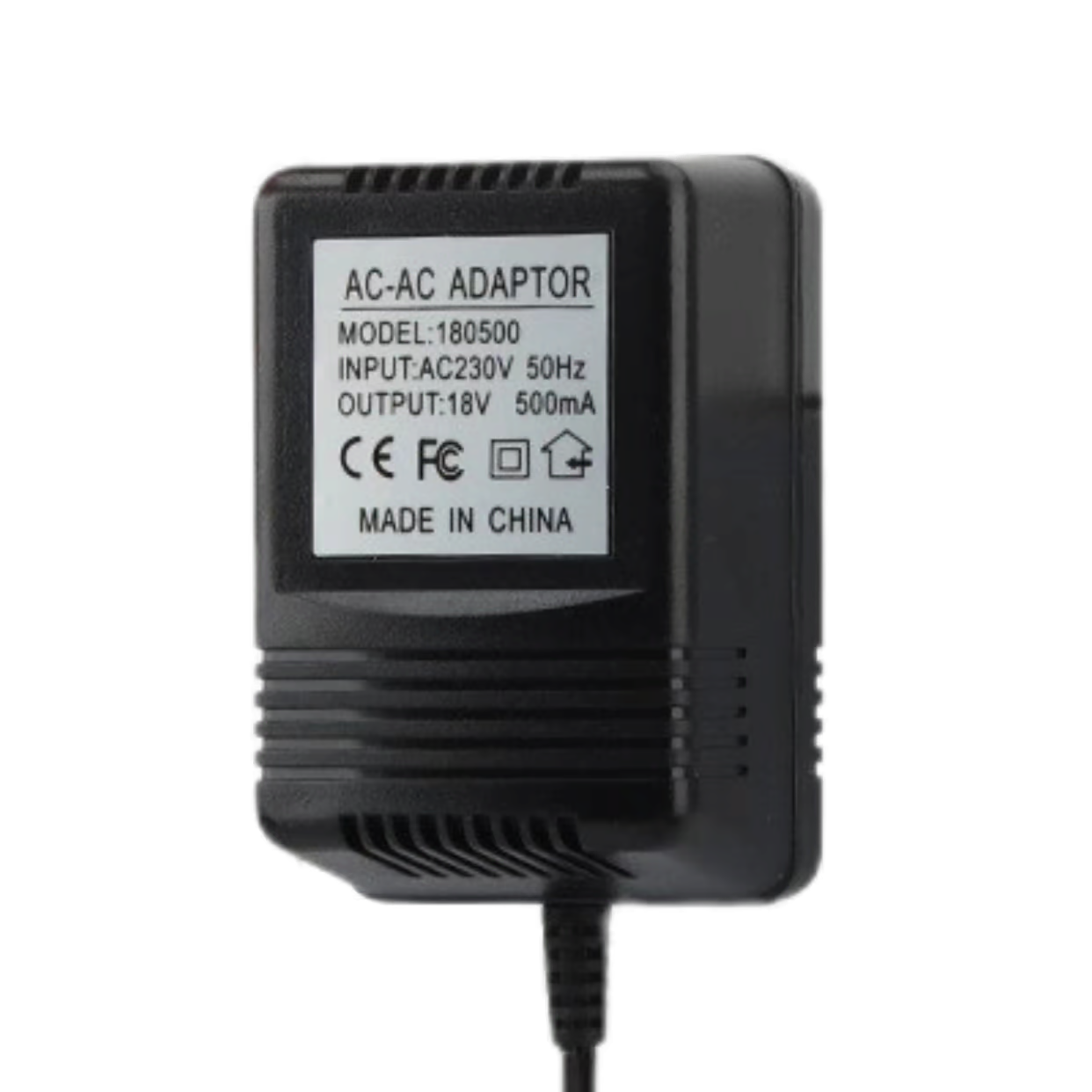 Video Doorbell 18V Power Transformer with 5 meter cable