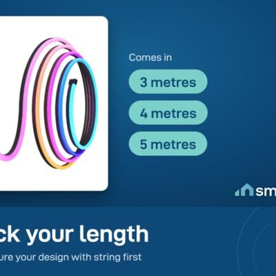 Govee Neon Rope Light 2 comes in three lengths: 3, 4 and 5 metres