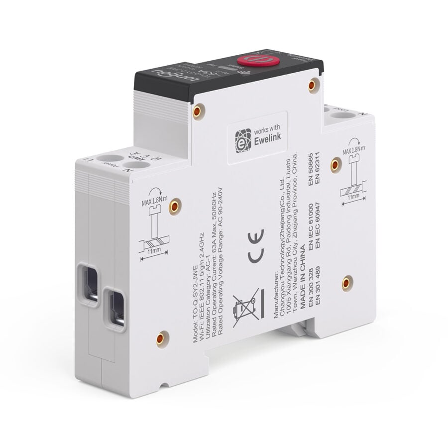 Tongou Smart Circuit Breaker  Sonoff/eWeLink Compatible