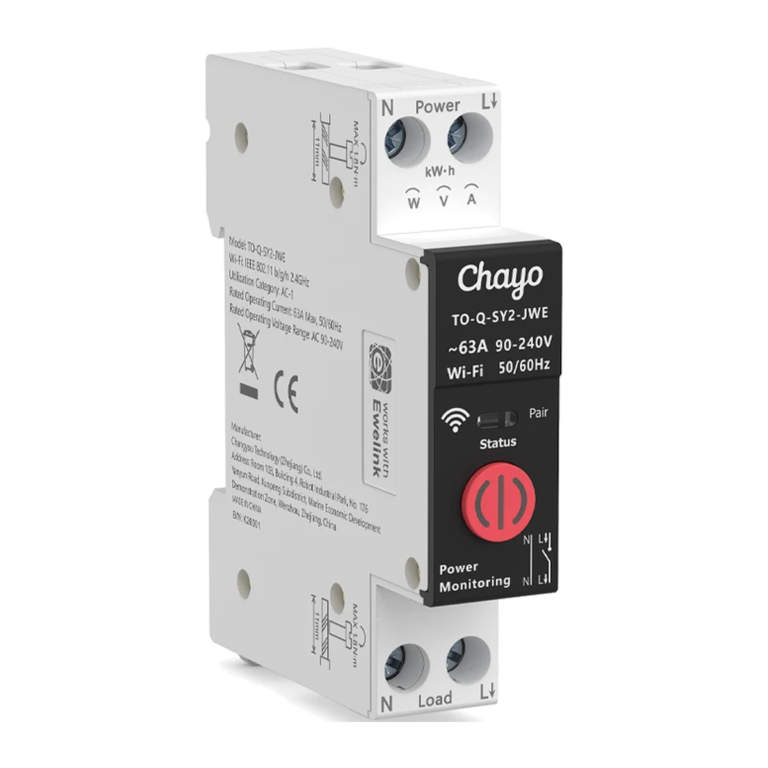 Chayo Smart Circuit Breaker - Sonoff/eWeLink Compatible