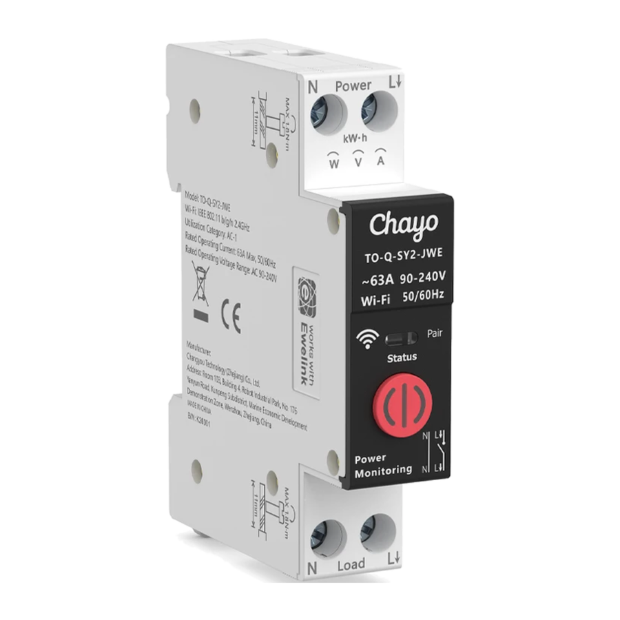 Tongou Smart Circuit Breaker - Sonoff/eWeLink Compatible