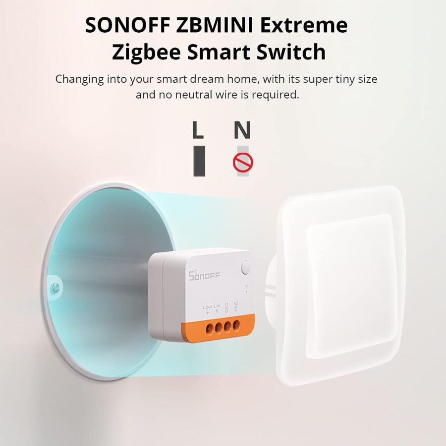 Sonoff ZigBee Mini Smart Switch | ZBMINIL2 (No Neutral Required)