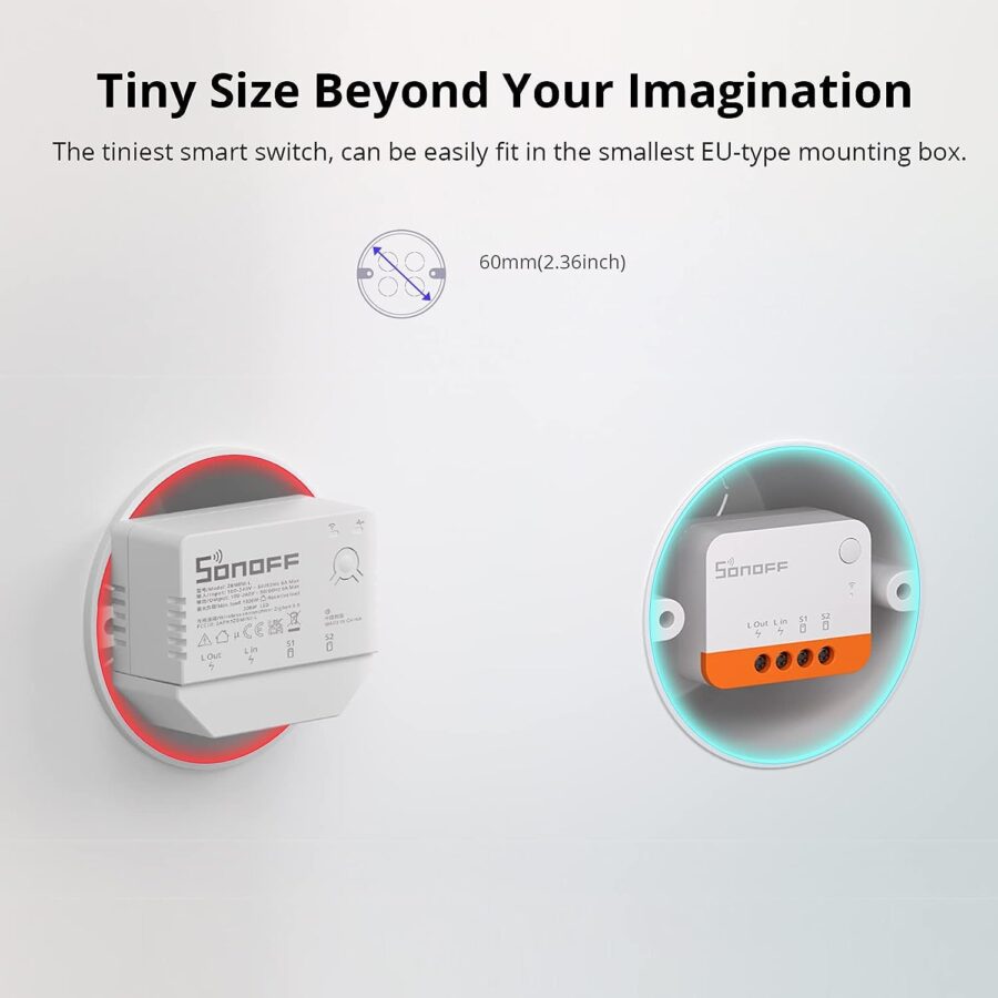 Sonoff ZigBee Mini Smart Switch | ZBMINIL2 (No Neutral Required)