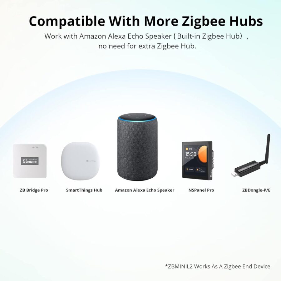 Sonoff ZigBee Mini Smart Switch | ZBMINIL2 (No Neutral Required)