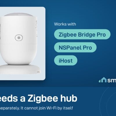 Sonoff SNZB-06P presence sensor needs a Zigbee hub, sold separately: Zigbee Bridge Pro, NSPanel Pro or iHost