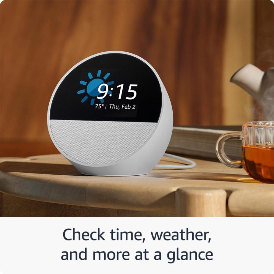Amazon Echo Spot - Black view 3