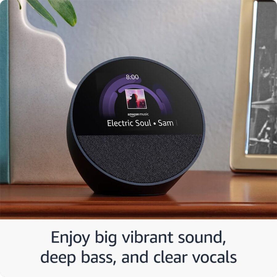 Amazon Echo Spot - Black view 4