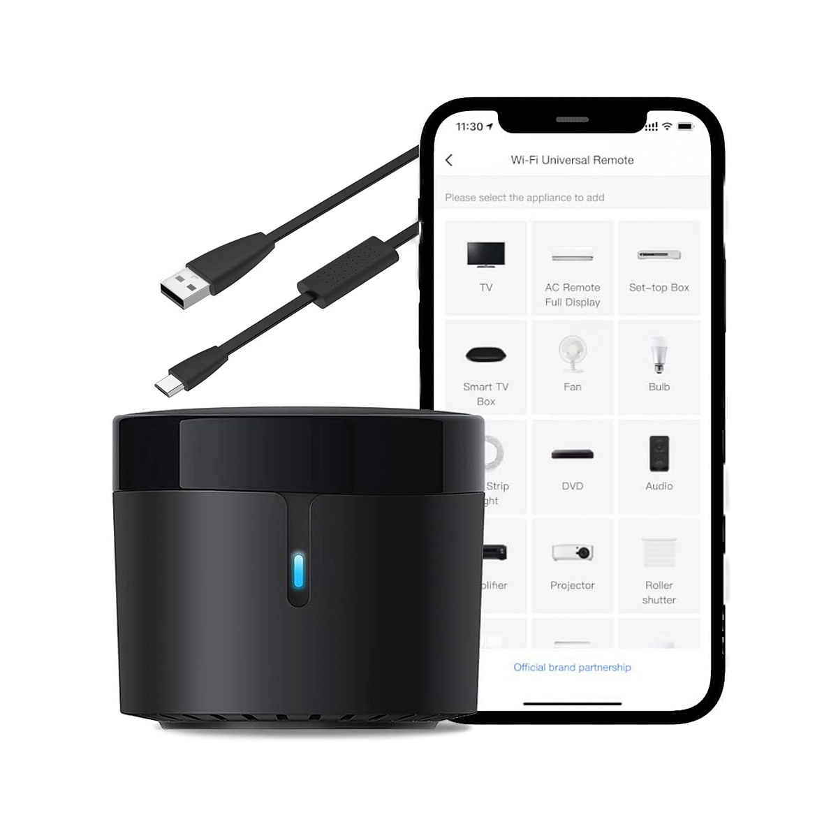 BroadLink RM4 Mini IR with Remote Sensor