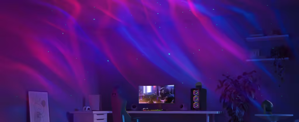 Experience Stunning Aurora & Starlight in Your Space!