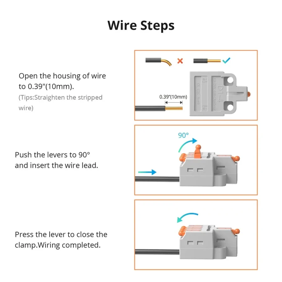 Sonoff Quick Wire Connectors