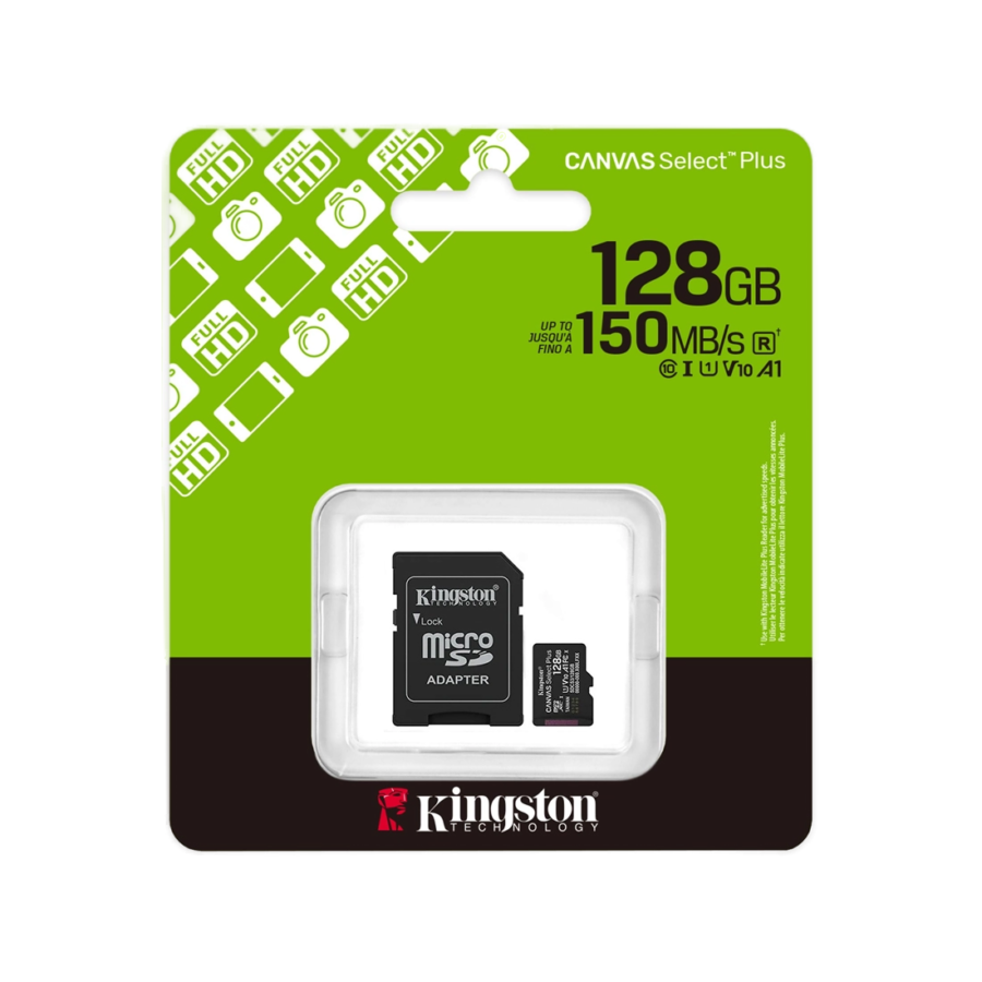 Kingston 128GB Canvas Select Plus microSDXC Card