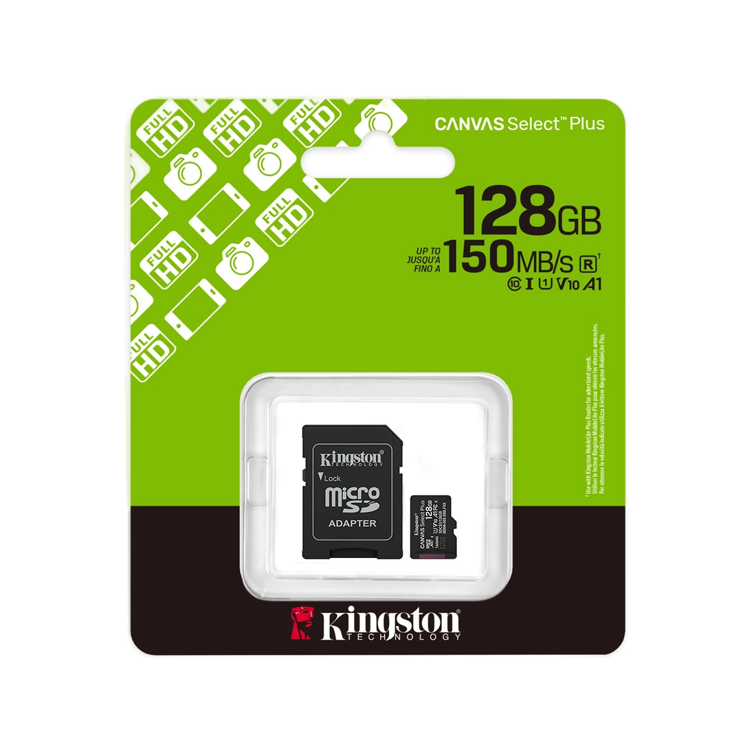 Kingston 128GB Canvas Select Plus microSDXC Card