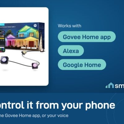 Govee Permanent Outdoor Lights 2 works with the Govee Home app, Alexa and Google Home