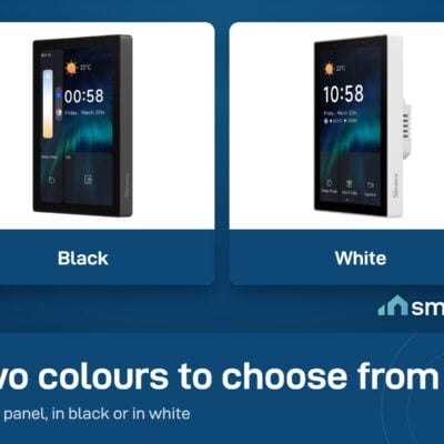 Sonoff NSPanel Pro 120 type in black and in white