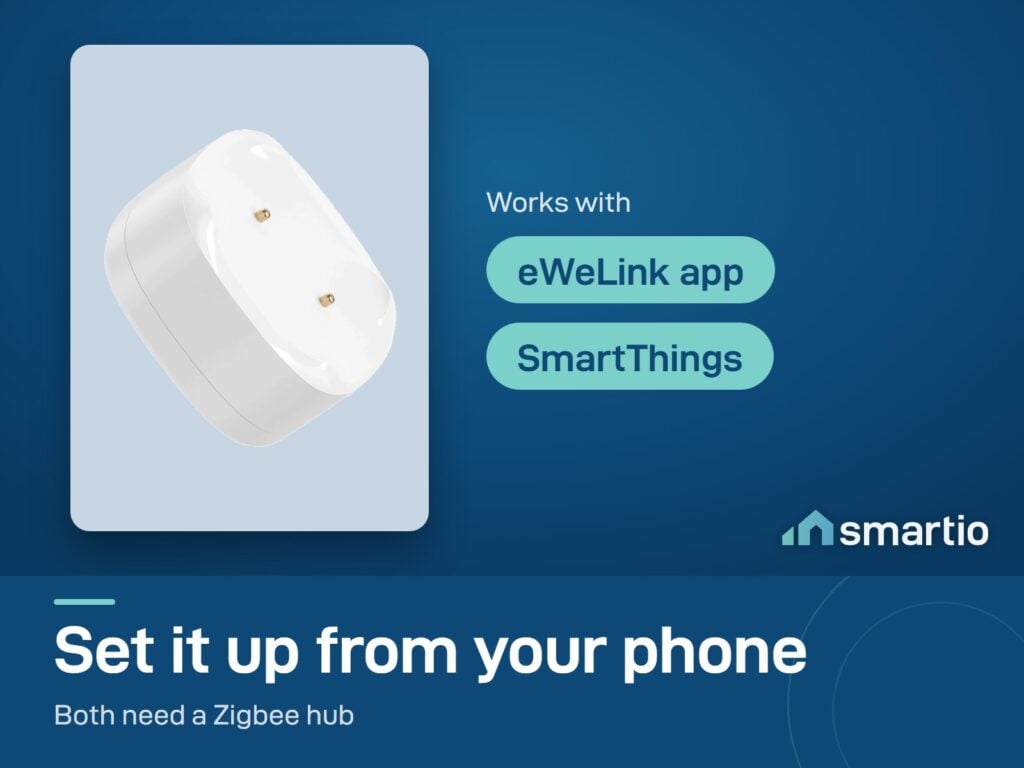 Sonoff SNZB-05P water leak sensor works with the eWeLink app and SmartThings through a Zigbee hub