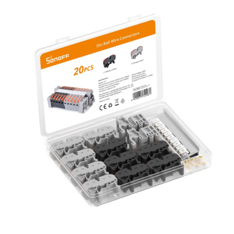 Sonoff Din Rail Wire Connectors