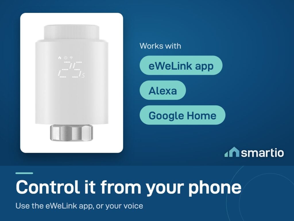 Sonoff Zigbee radiator valve works with the eWeLink app, Alexa and Google Home through a Zigbee hub