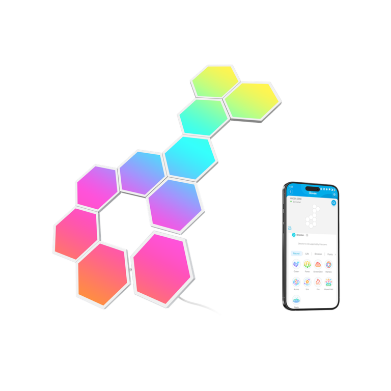 Govee Glide Hexa Light Panels 6 Govee Glide Hexa Light Panels