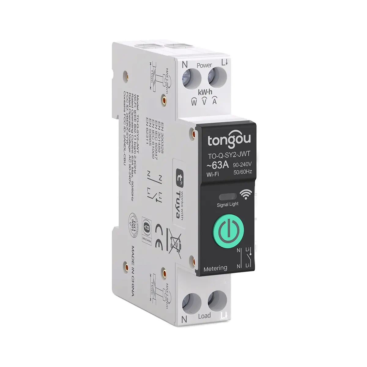 Tongou Smart Circuit Breaker - Tuya/Smart Life Compatible