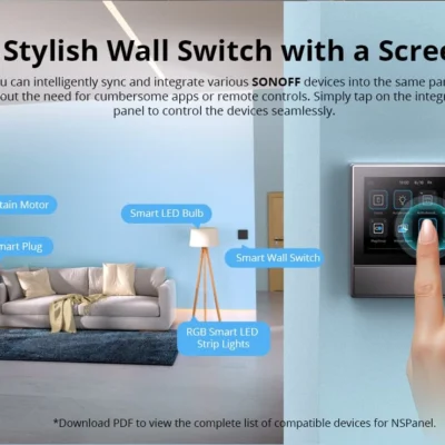 Sonoff NSPanel Wall Switch with Thermostat Screen (86 Type) view 8