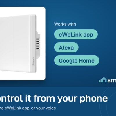 Sonoff TX Ultimate wall switch works with the eWeLink app, Alexa and Google Home