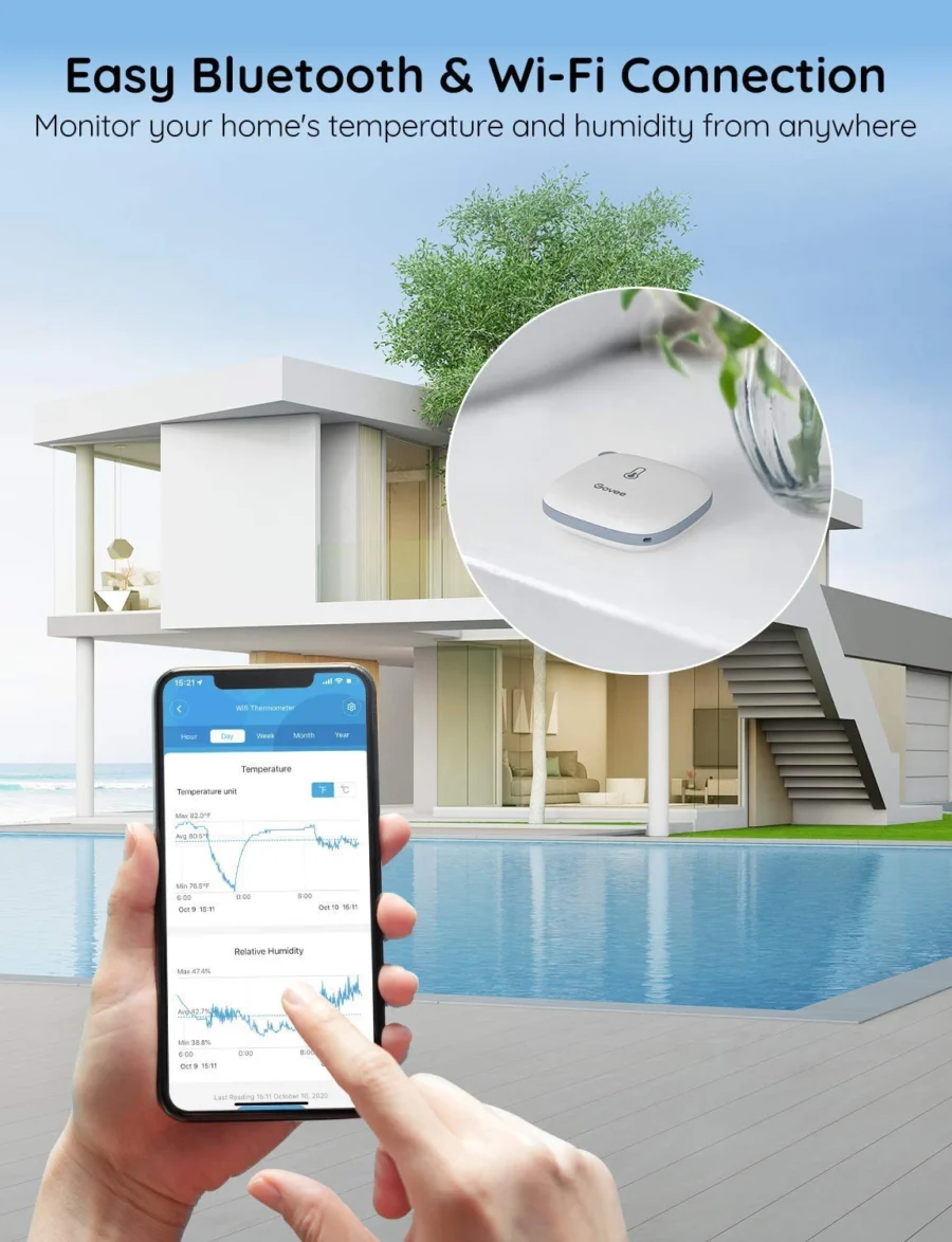 Govee WiFi Thermometer Hygrometer view 4