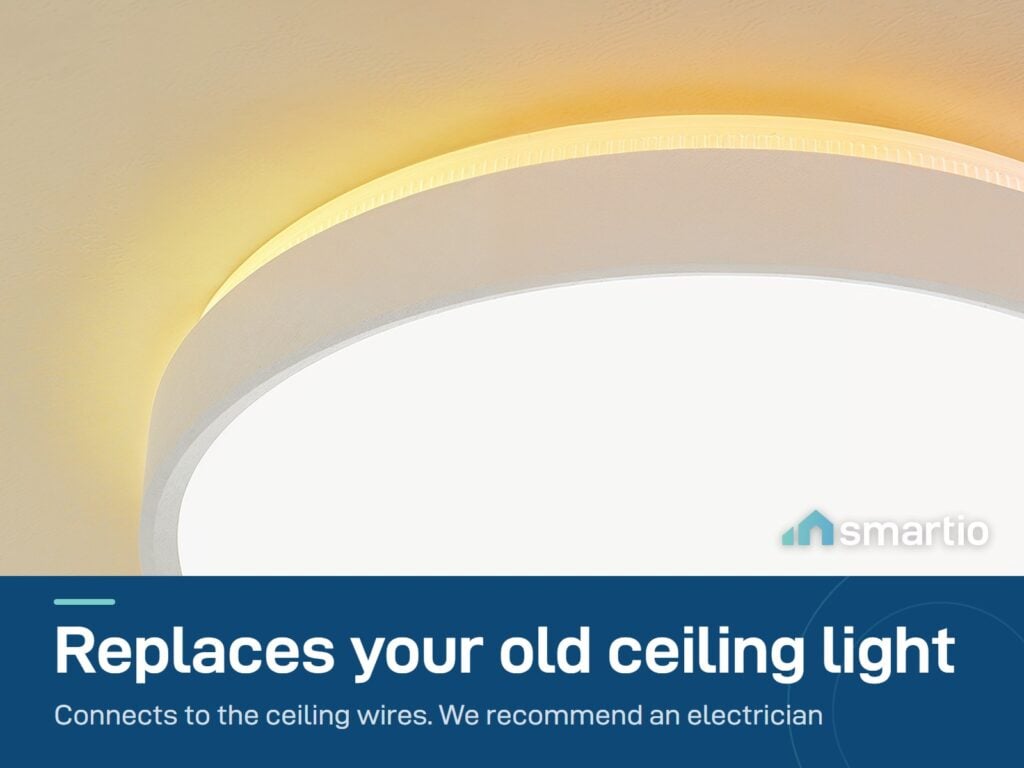 Close-up of the Govee 15-inch Round Ceiling Light