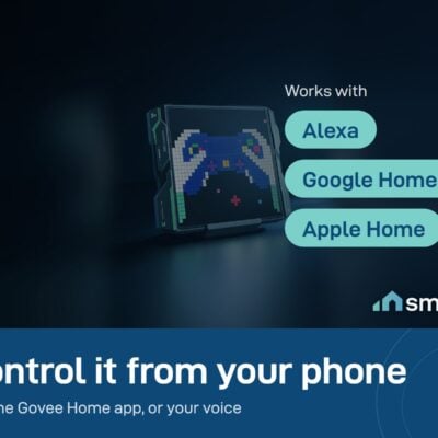 Govee Gaming Pixel Light works with the Govee Home app, Alexa, Google Home and Apple Home