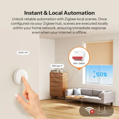 Sonoff MINI-ZBRBS Zigbee Shutter & Curtain Controller view 7