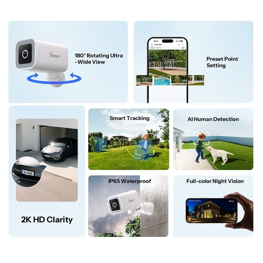 Sonoff CAM Outdoor Security Camera | CAM-B1P