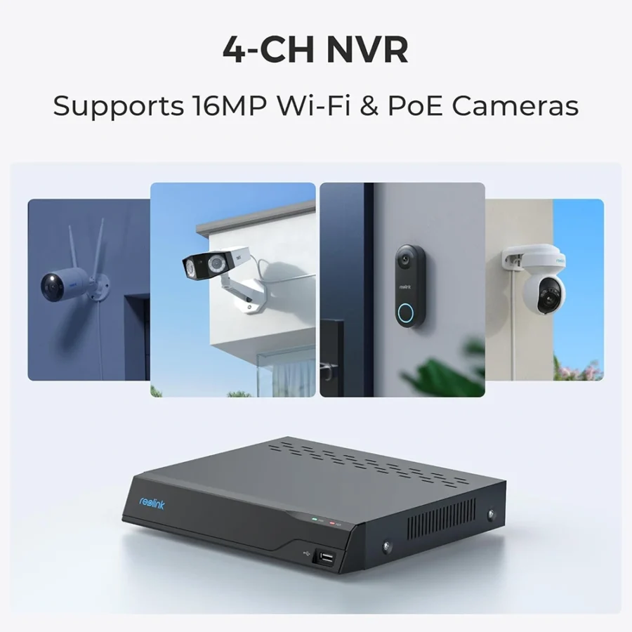 Reolink NVS4 PoE 4-Channel NVR