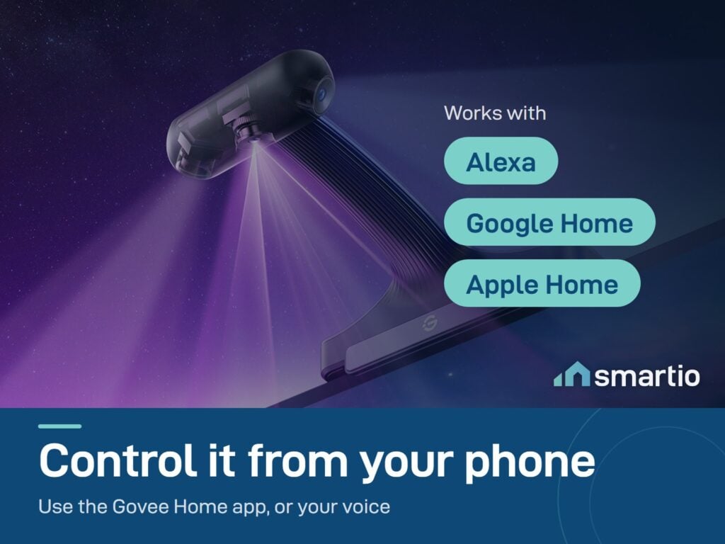 Govee TV Backlight 3S Pro works with the Govee Home app, Alexa, Google Home and Apple Home