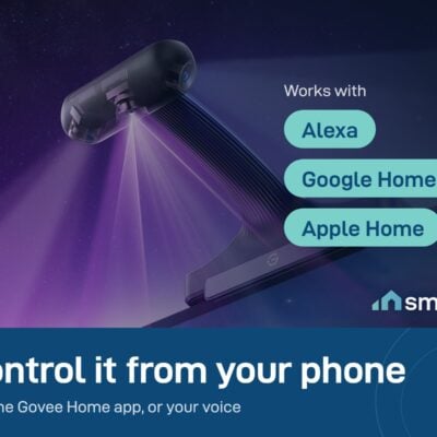 Govee TV Backlight 3S Pro works with the Govee Home app, Alexa, Google Home and Apple Home