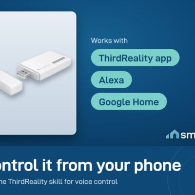 ThirdReality Smart Hub Gen2 Plus works with the ThirdReality app, Alexa and Google Home