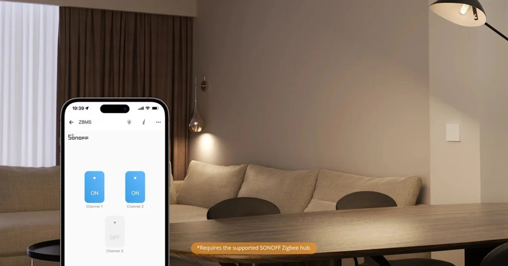 Sonoff SwitchMan Zigbee Smart Wall Switch ZBM5 Type 80 - 2 Gang