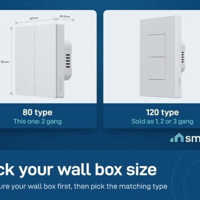 Sonoff ZBM5 switch in 80 type (this one, 2 gang) and 120 type (1, 2 or 3 gang): pick the type for your wall box