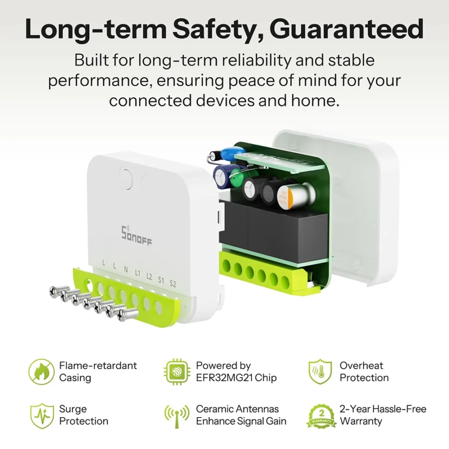 Sonoff Mini Duo 2 Gang Zigbee Switch | MINI-ZB2GS