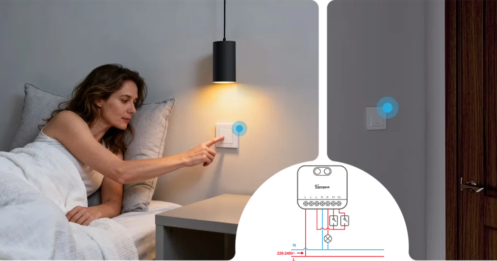 Independent Control from Any Two Locations