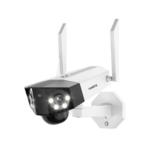Reolink Duo 2 LTE 2K+ 6MP 4G Battery/Solar Security Camera with 180° Panorama, Smart Detection, Color Night Vision, and Two-Way Audio