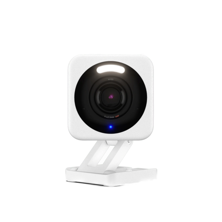 Wyze Cam v4 2.5K Outdoor Wired Security Camera with Night Vision, Spotlight, and Two-Way Audio