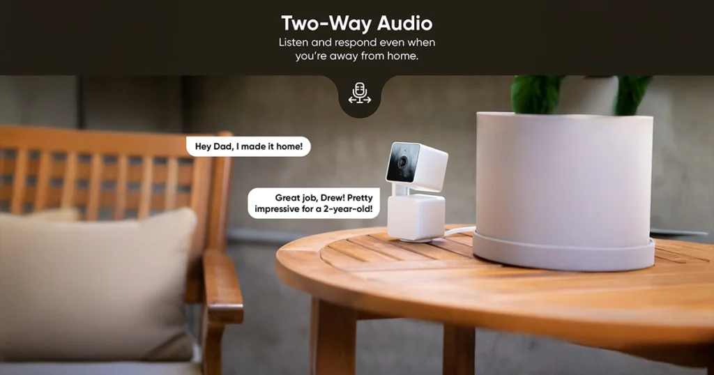 Two-Way Audio.